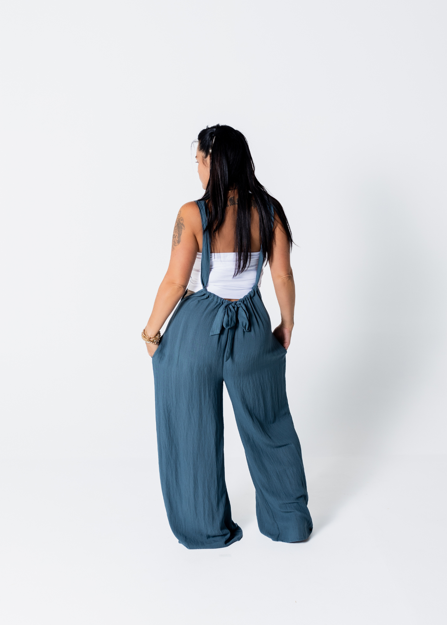 New Summer Fashion,AXXD Loose Jumpsuit Suspender Pants Wide Leg Solid  Overalls Women Jumpsuits Denim Clearance Blue 10 - Walmart.com